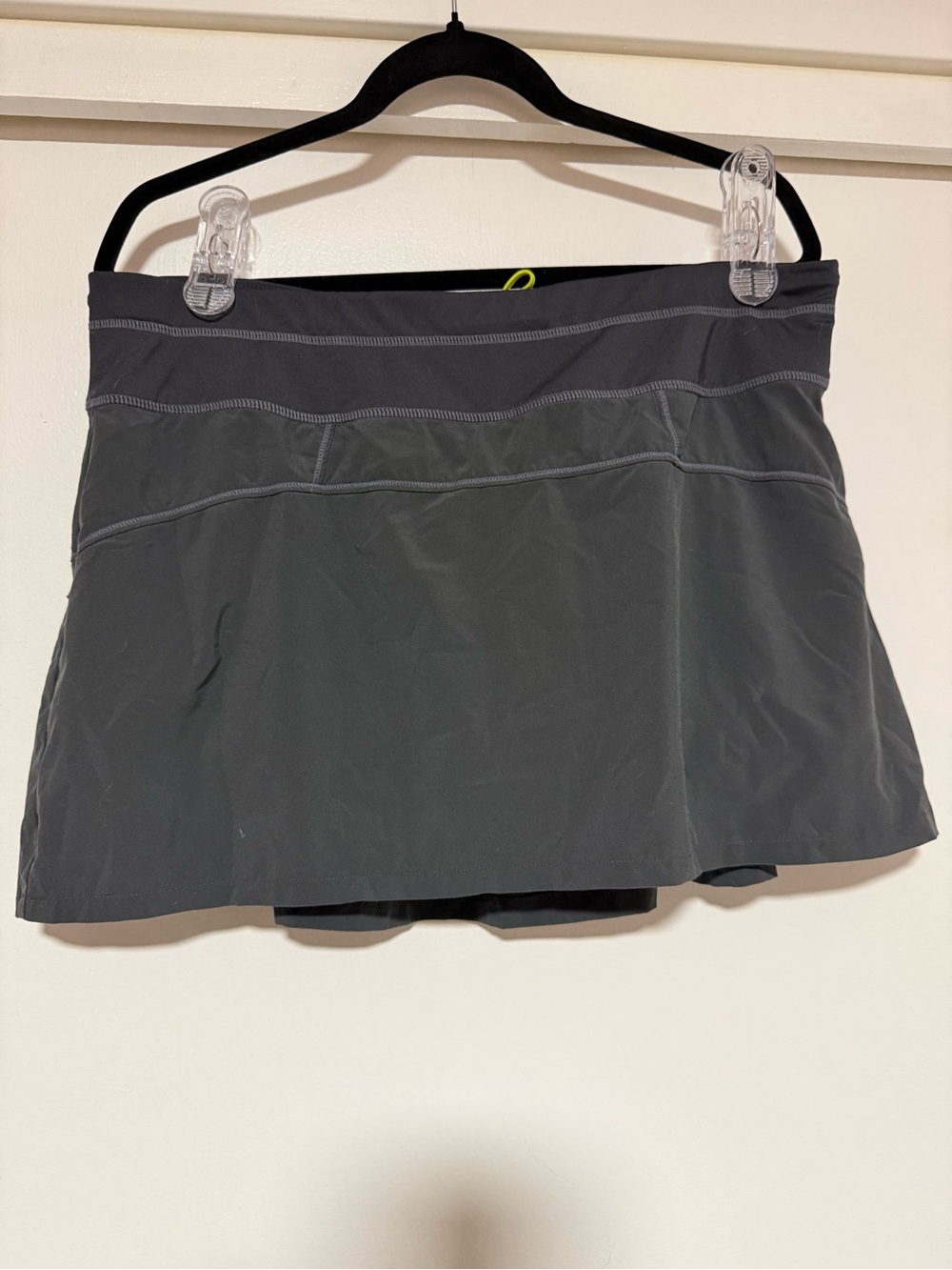 Athleta Black Active Skort with Neon Shorts
